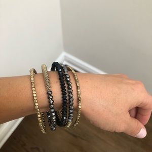 Fashion Coil Beaded Bracelet